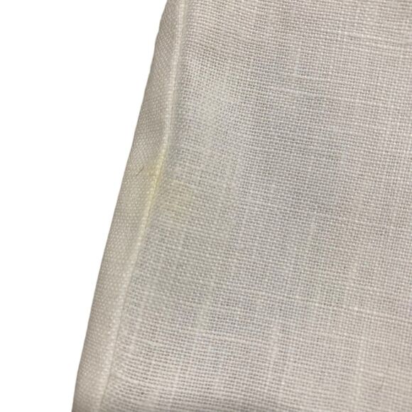 Madda Fella Womens White Coastal Linen Pants XL Beach Resort Cruise Vacation - Picture 7 of 8